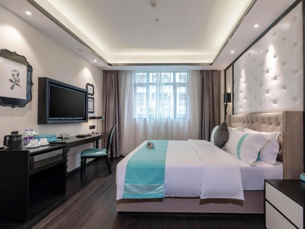 Bed in Xana Hotelle Zhongshan Fuhua Road