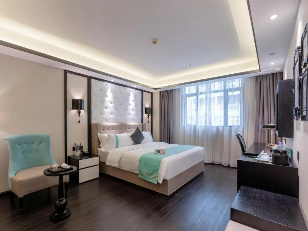 Bed in Xana Hotelle Zhongshan Fuhua Road