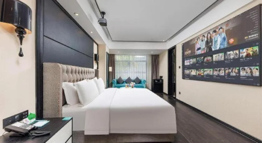 Bed in Xana Hotelle Zhongshan Bus Terminal Fuhuang Road Tianyuecheng