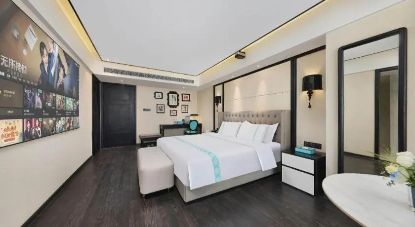 Bed in Xana Hotelle Zhongshan Bus Terminal Fuhuang Road Tianyuecheng