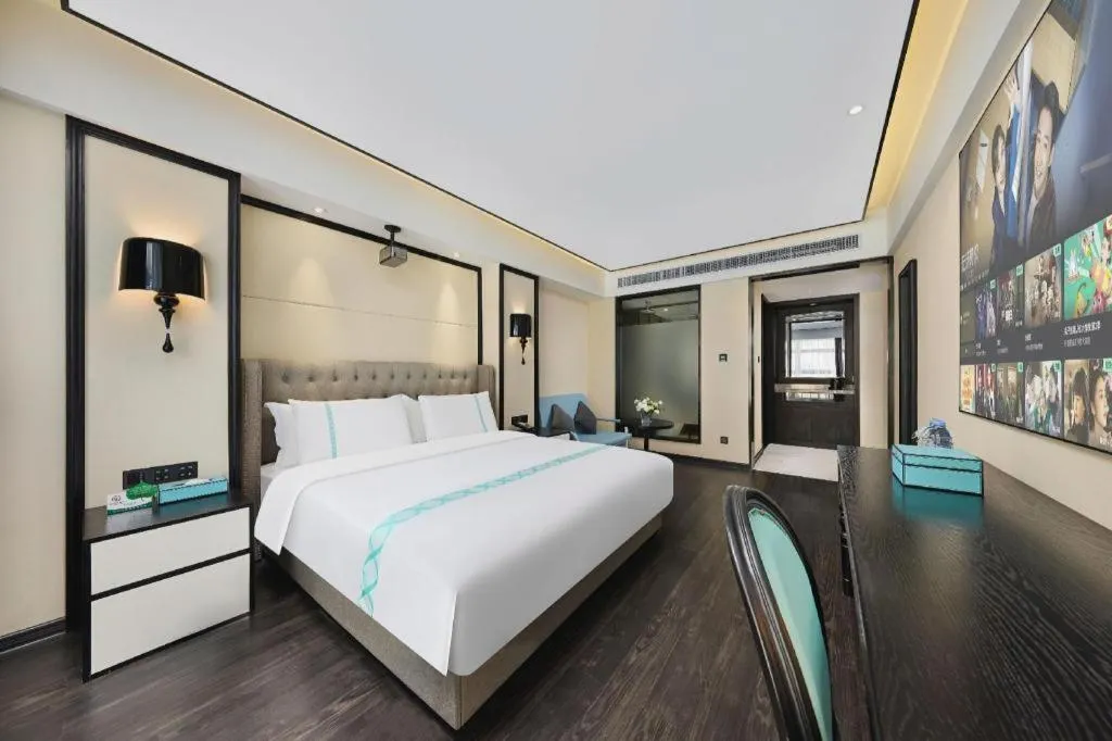 Bed in Xana Hotelle Zhongshan Bus Terminal Fuhuang Road Tianyuecheng