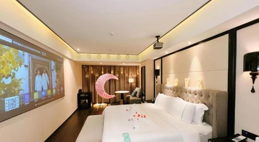 Bed in Xana Hotelle Zhongshan Bus Terminal Fuhuang Road Tianyuecheng