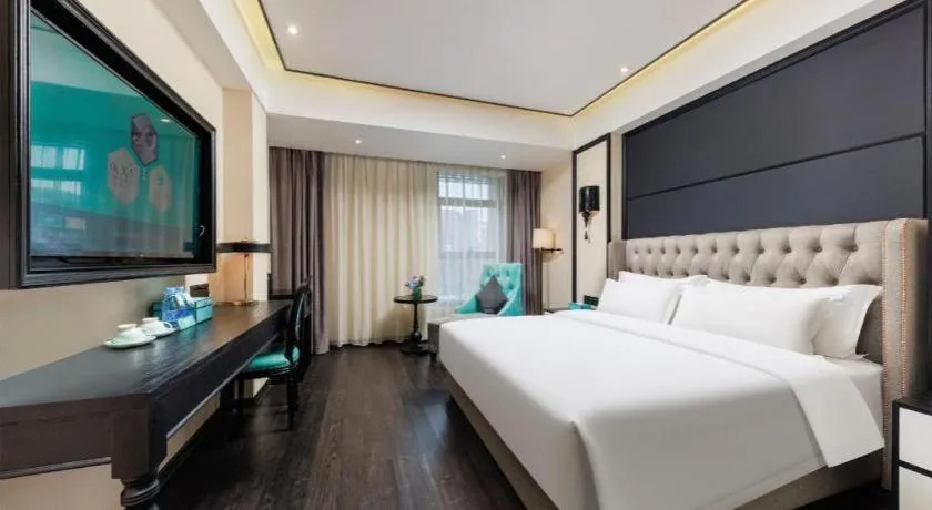 Bed in Xana Hotelle Zhongshan Bus Terminal Fuhuang Road Tianyuecheng