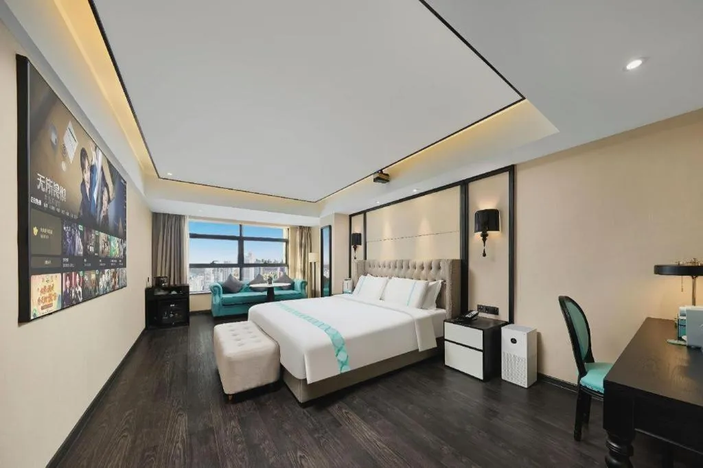 Bed in Xana Hotelle Zhongshan Bus Terminal Fuhuang Road Tianyuecheng