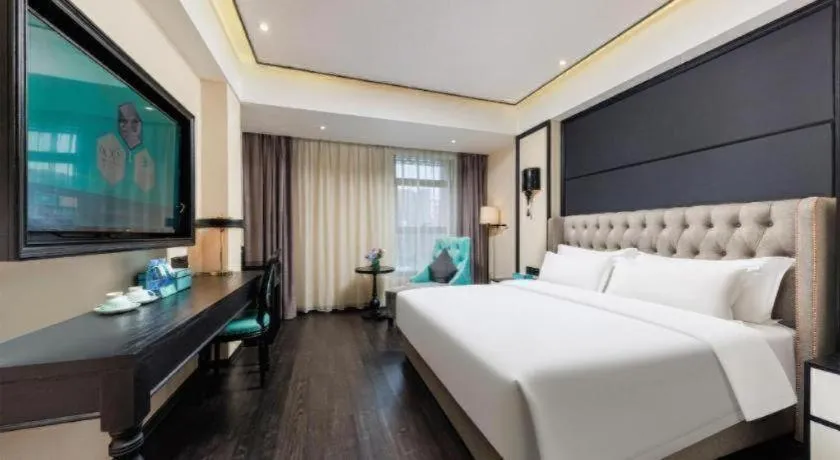 Bed in Xana Hotelle Zhongshan Bus Terminal Fuhuang Road Tianyuecheng