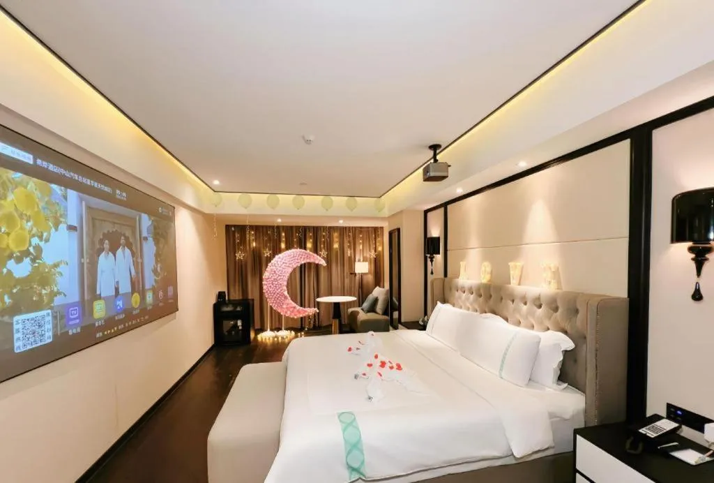 Bed in Xana Hotelle Zhongshan Bus Terminal Fuhuang Road Tianyuecheng