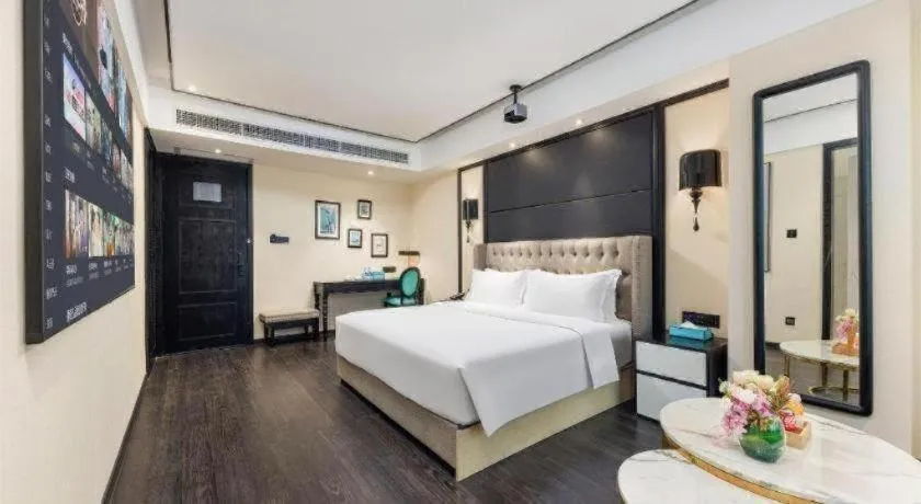 Bed in Xana Hotelle Zhongshan Bus Terminal Fuhuang Road Tianyuecheng