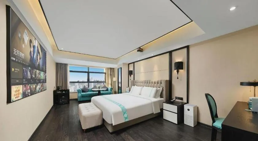 Bed in Xana Hotelle Zhongshan Bus Terminal Fuhuang Road Tianyuecheng