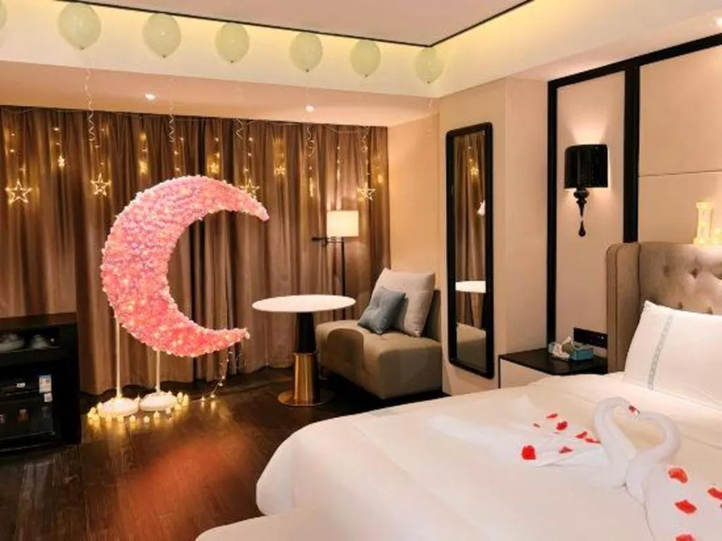 Bed in Xana Hotelle Zhongshan Bus Terminal Fuhuang Road Tianyuecheng