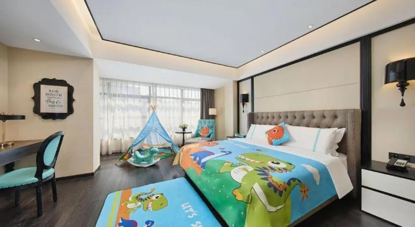 Bed in Xana Hotelle Zhongshan Bus Terminal Fuhuang Road Tianyuecheng