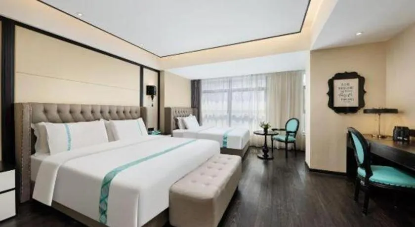 Bed in Xana Hotelle Zhongshan Bus Terminal Fuhuang Road Tianyuecheng