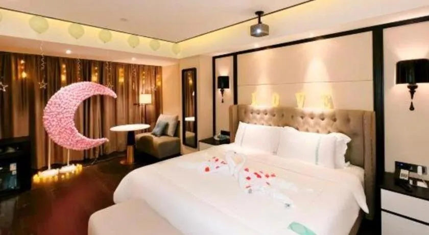 Bed in Xana Hotelle Zhongshan Bus Terminal Fuhuang Road Tianyuecheng