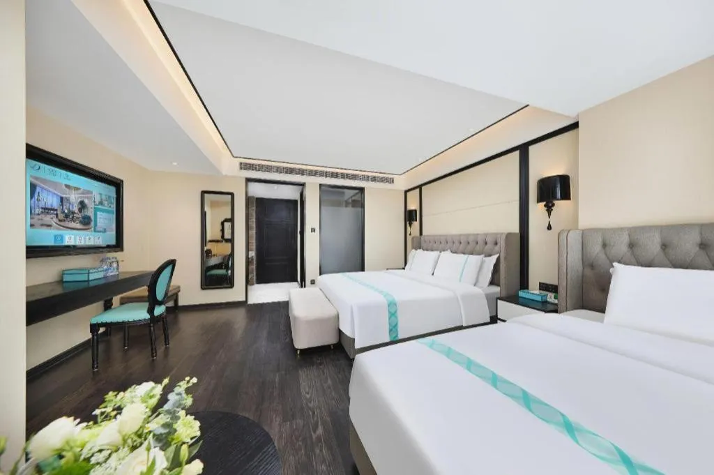 Bed in Xana Hotelle Zhongshan Bus Terminal Fuhuang Road Tianyuecheng