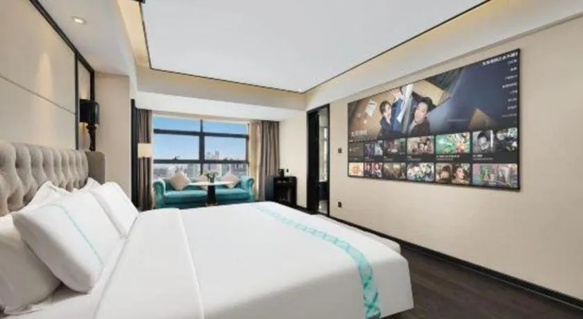 Bed in Xana Hotelle Zhongshan Bus Terminal Fuhuang Road Tianyuecheng