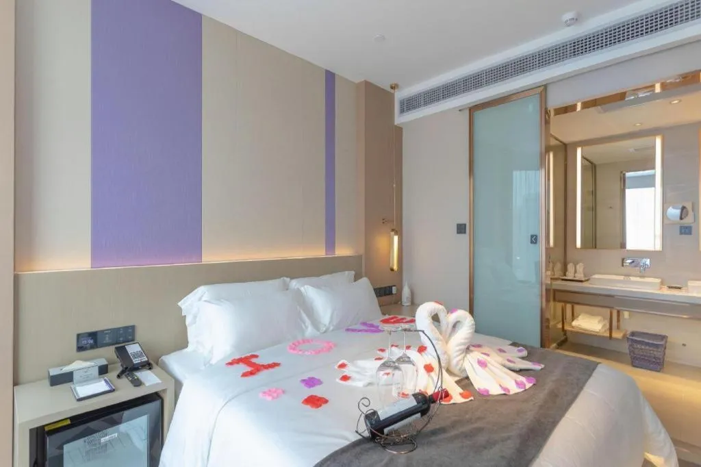 Bed in Lavande Hotel Huazhou Beijing Road