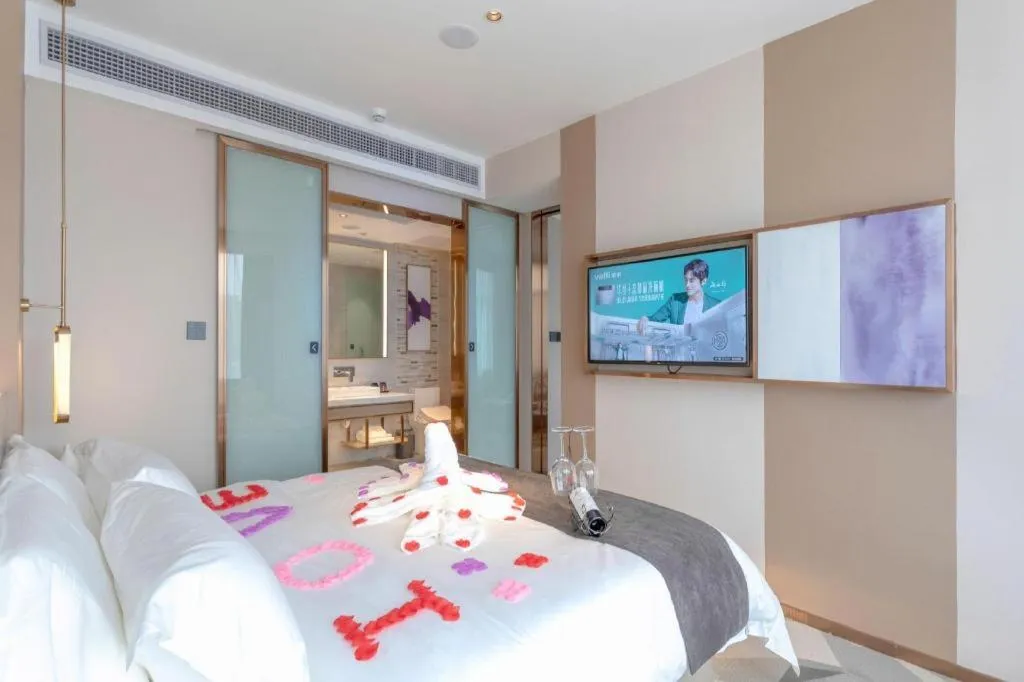 Bed in Lavande Hotel Huazhou Beijing Road