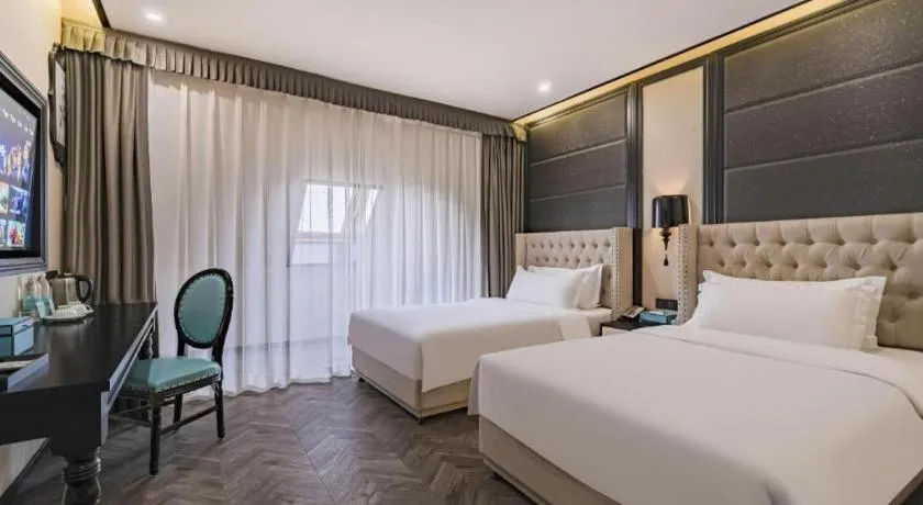 Bed in Xana Lite Hotelle Tianjin Huaming Binhai International Airport