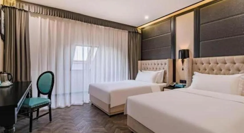 Bed in Xana Lite Hotelle Tianjin Huaming Binhai International Airport