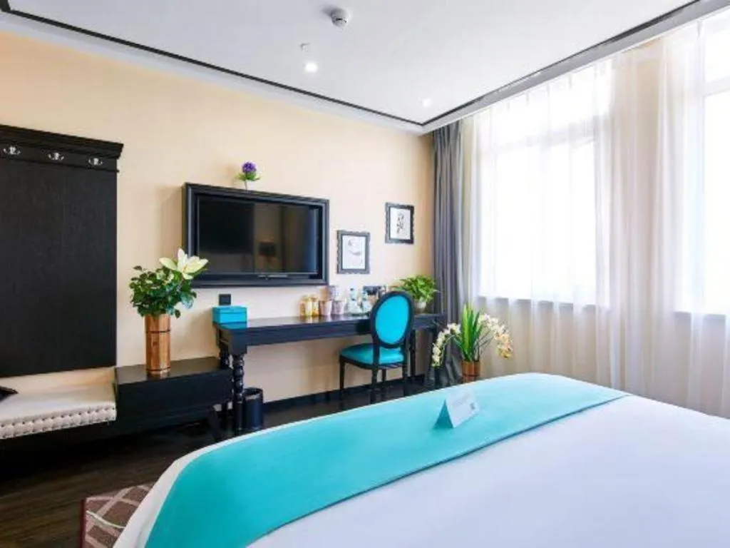 Bed in Xana Lite Hotelle Tianjin Huaming Binhai International Airport