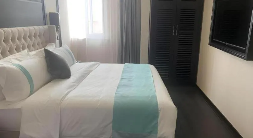 Bed in Xana Lite Hotelle Tianjin Huaming Binhai International Airport