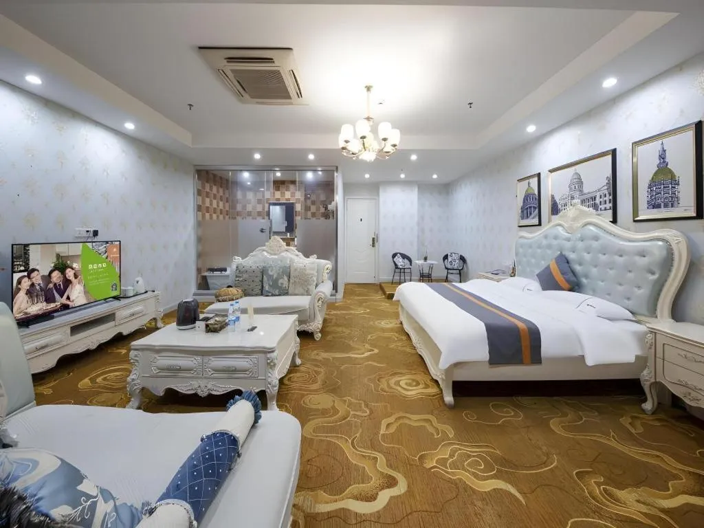 Bed in Shell Hotel Taixing Huangqiao Town Dinghui Road