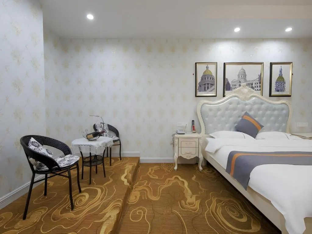 Bed in Shell Hotel Taixing Huangqiao Town Dinghui Road