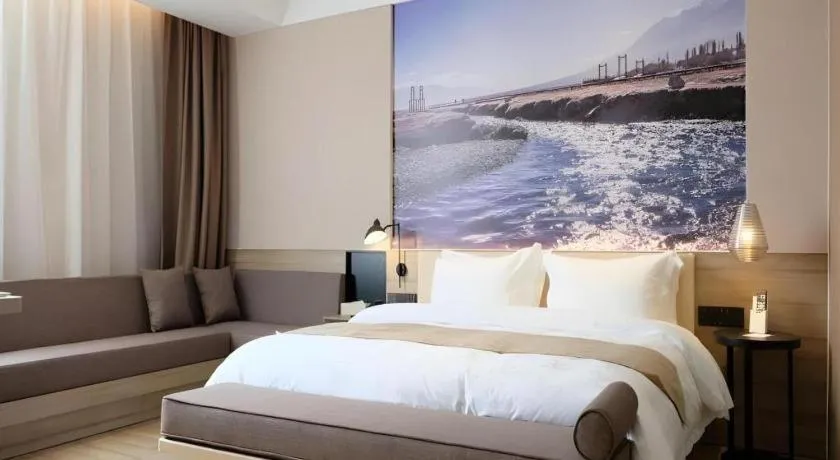 Bed in GreenTree Eastern Hotel Bengbu Huaishang District Yubo Garden