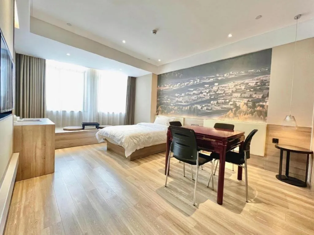 Bed in GreenTree Eastern Hotel Bengbu Huaishang District Yubo Garden