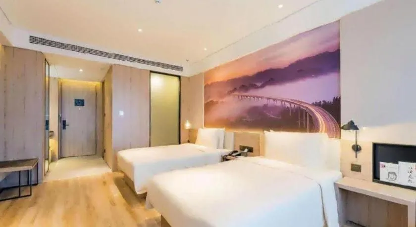 Bed in GreenTree Eastern Hotel Bengbu Huaishang District Yubo Garden