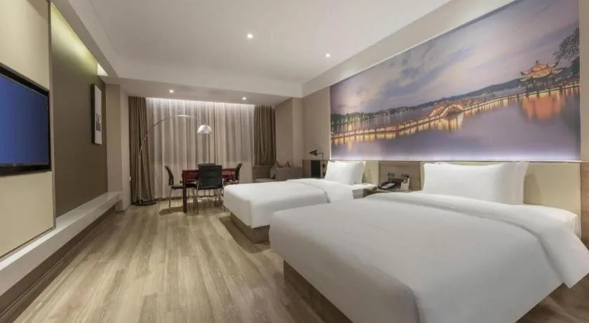 Bed in GreenTree Eastern Hotel Bengbu Huaishang District Yubo Garden