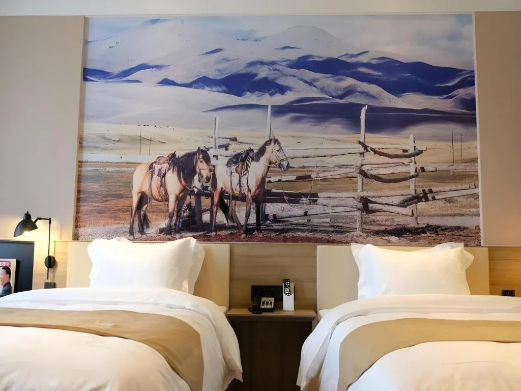 Bed in GreenTree Eastern Hotel Bengbu Huaishang District Yubo Garden