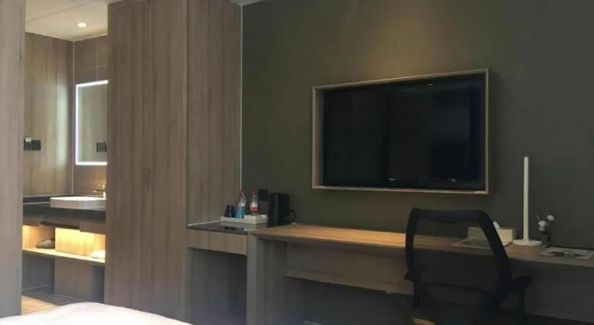 Bed in GreenTree Eastern Hotel Bengbu Huaishang District Yubo Garden