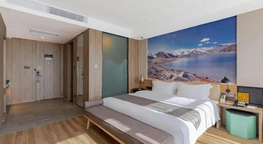 Bed in GreenTree Eastern Hotel Bengbu Huaishang District Yubo Garden