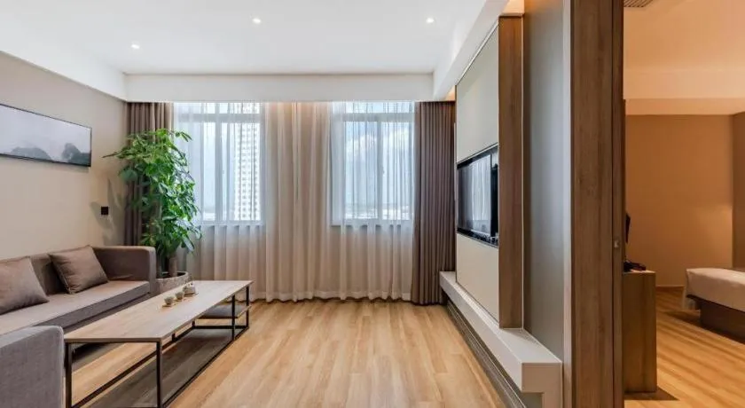 Bed in GreenTree Eastern Hotel Bengbu Huaishang District Yubo Garden