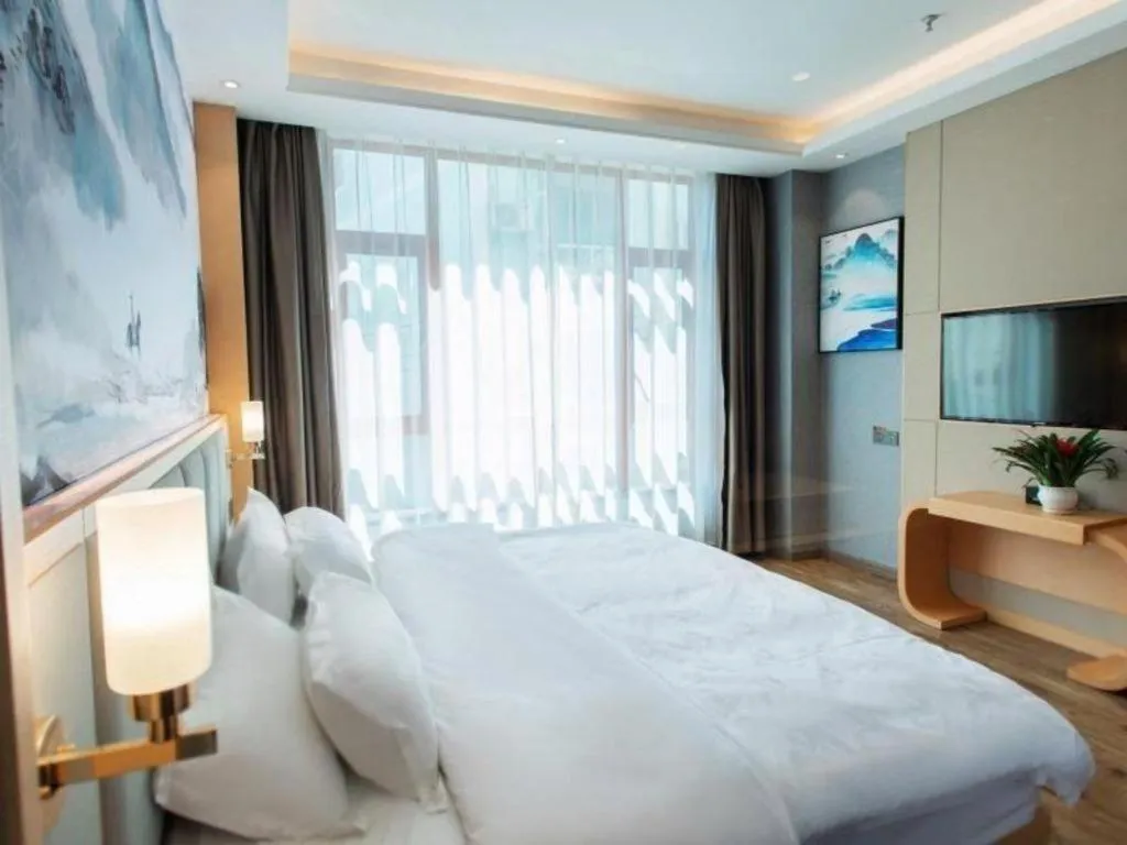 Bed in GreenTree Eastern Hotel Yunnan Shangri-La Yangtang Road