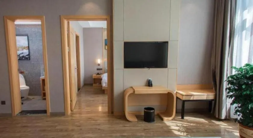 Bed in GreenTree Eastern Hotel Yunnan Shangri-La Yangtang Road