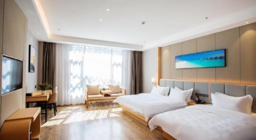 Bed in GreenTree Eastern Hotel Yunnan Shangri-La Yangtang Road