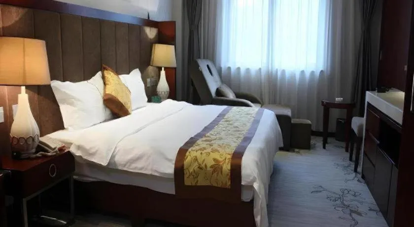 Bed in GreenTree Alliance Hotel Tongcheng Tong'an Road Beidao