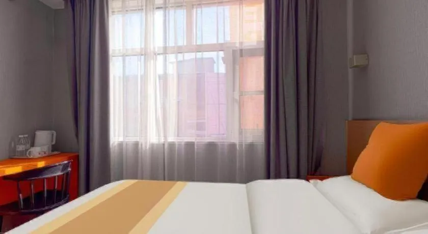 Bed in Shell Hotel Zaozhuang Xinchang Road Bada Market