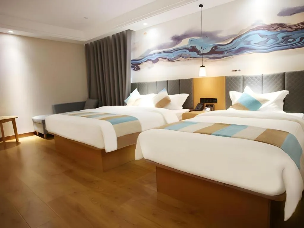 Bed in GreenTree Inn Heze Shan County New Bus Station