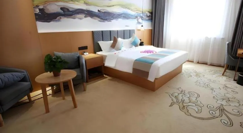 Bed in GreenTree Inn Heze Shan County New Bus Station