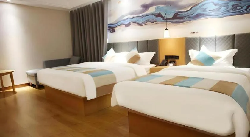 Bed in GreenTree Inn Heze Shan County New Bus Station