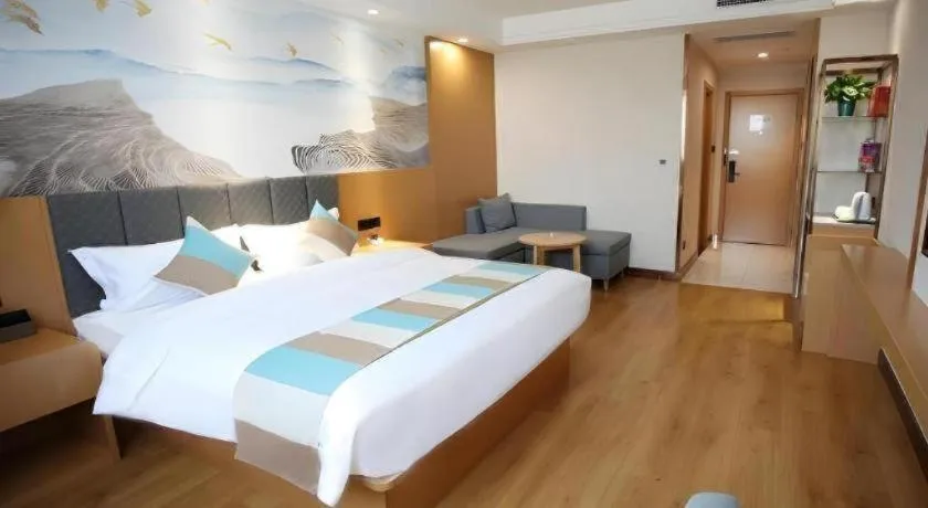 Bed in GreenTree Inn Heze Shan County New Bus Station