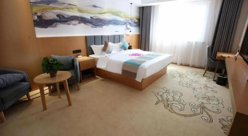 Bed in GreenTree Inn Heze Shan County New Bus Station