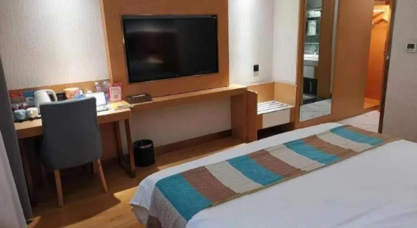 Bed in GreenTree Inn Heze Shan County New Bus Station