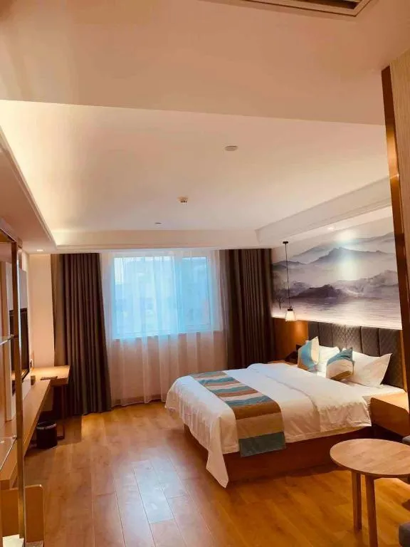 Bed in GreenTree Inn Heze Shan County New Bus Station