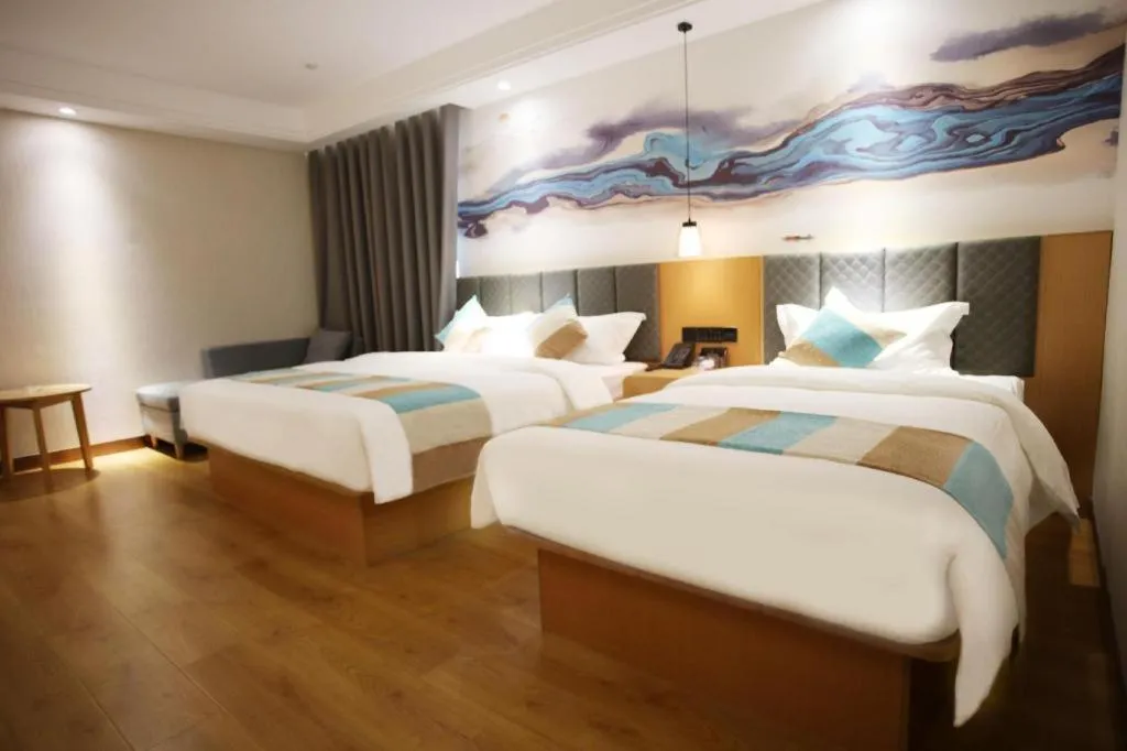 Bed in GreenTree Inn Heze Shan County New Bus Station