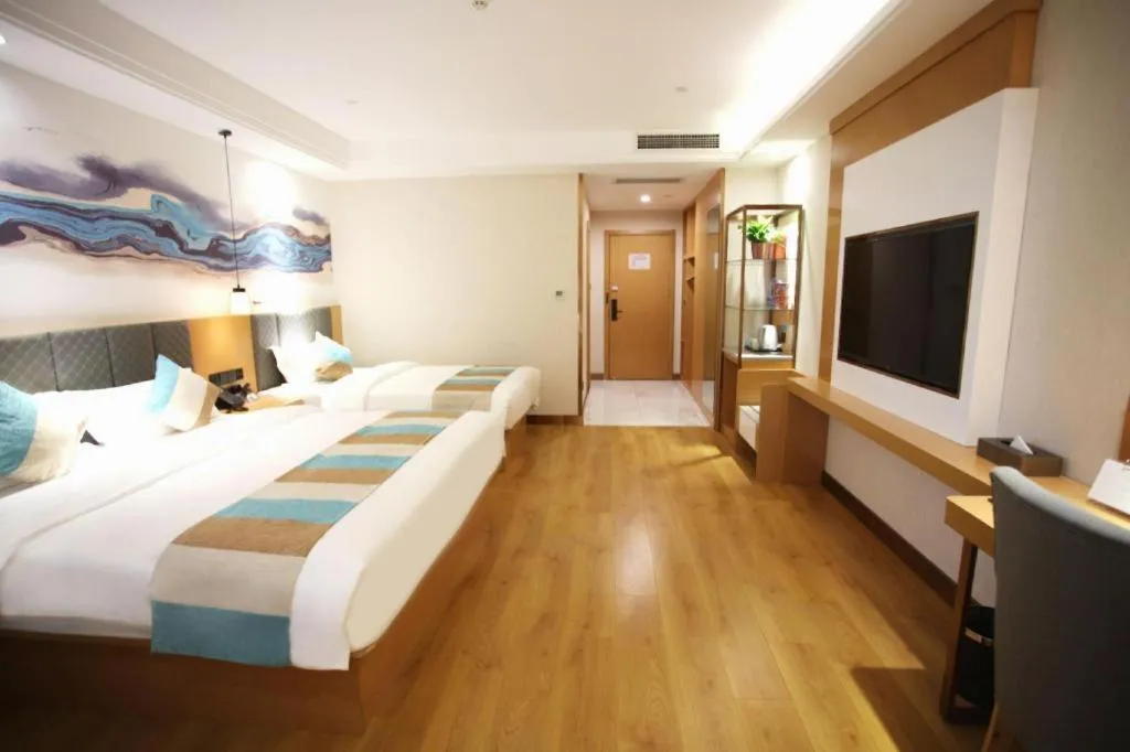 Bed in GreenTree Inn Heze Shan County New Bus Station