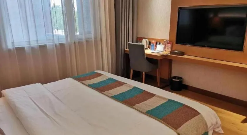 Bed in GreenTree Inn Heze Shan County New Bus Station