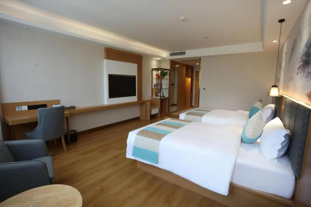 Bed in GreenTree Inn Heze Shan County New Bus Station